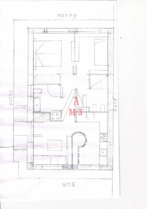 Casa con 2 habitaciones y 2 baños en Azadinos.